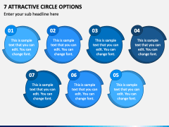 7 Attractive Circle Options PPT Slide 2