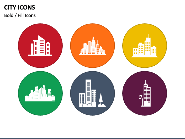 City Icons PPT Slide 1