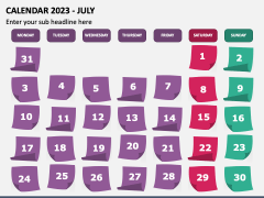 Calendar 2023 PPT Slide 7