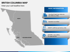 British Columbia Map PPT Slide 3