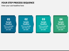 Four Step Process Sequence PPT Slide 1