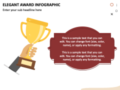 Elegant Award Infographic PPT Slide 2