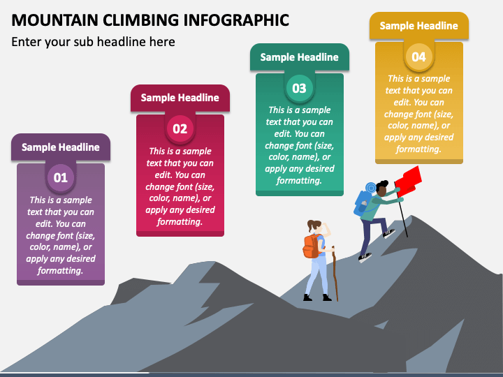 Mountain Climbing Infographic PPT Slide 1