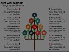 Tree With 10 Nodes Animated Presentation - SketchBubble