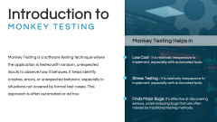 Monkey Testing PPT Slide 2