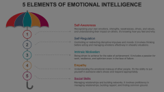 5 Elements of Emotional Intelligence Animated Presentation - SketchBubble