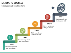 5 Steps To Success PowerPoint Template - PPT Slides