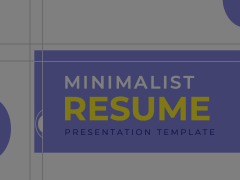 Minimalist Resume Animated Presentation - SketchBubble