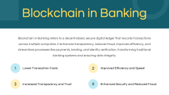 Blockchain In Banking PPT Slide 2