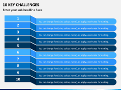 10 Key Challenges PPT Slide 1