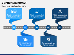5 Options Roadmap PPT Slide 1