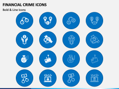 Financial Crime Icons PPT Slide 2