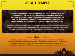 Ayodhya Ram Mandir PPT Slide 3