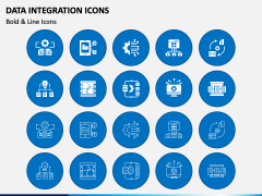 Data Integration Icons PPT Slide 2