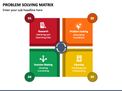 Problem Solving Matrix PowerPoint and Google Slides Template - PPT Slides