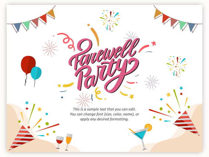 farewell party templates free