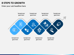 8 Steps To Growth PPT Slide 1