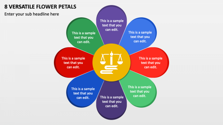 8 Versatile Flower Petals PPT Slide 1