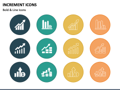 Increment Icons PPT Slide 1