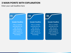 3 Main Points with Explanation Slide 2