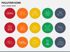 Pollution Icons PPT Slide 2