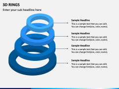 3D Rings Free PPT Slide 1