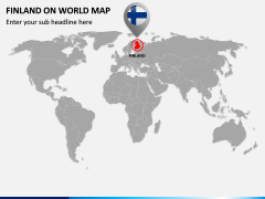 Finland on World Map PPT Slide 2