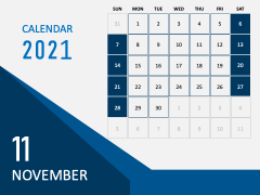 Calendar 2021 Type 5 PPT Slide 12