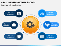 Circle Infographic with 6 Points PPT Slide 2