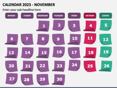 Calendar 2023 PPT Slide 11
