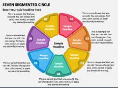 Seven Segmented Circle PPT Slide 2