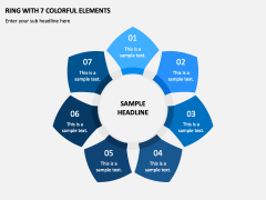 Ring with 7 Colorful Elements PPT Slide 2