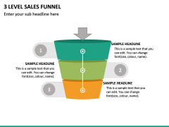 3 Level Sales Funnel PPT Slide 2