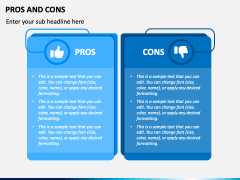 Free - Pros and Cons Slides for PowerPoint and Google Slides