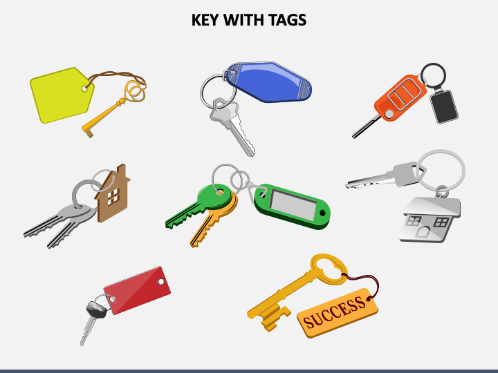 Key with Tags PPT Slide 1