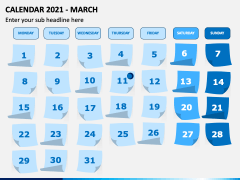 Calendar 2021 PPT Slide 3