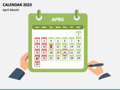 Calendar 2023 Type 1 PPT Slide 4