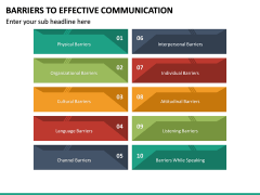 Barriers to Effective Communication PowerPoint Template | SketchBubble