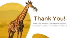 Giraffe Presentation Theme PPT Slide 13