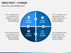 Circle Split 4 Stages Slide 2