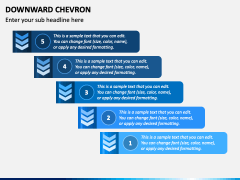 Downward Chevron PowerPoint Template and Google Slides Theme