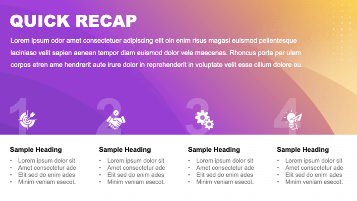 Quick Recap Slides for PowerPoint and Google Slides - PPT Slides