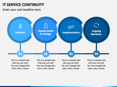 IT Service Continuity PowerPoint and Google Slides Template - PPT Slides