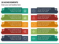 10 Achievements PPT Slide 2