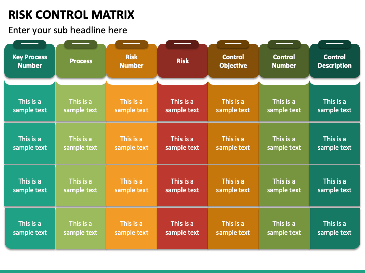 Risk Control Matrix PPT Slide 1