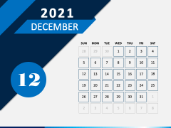 Calendar 2021 Type 4 PPT Slide 13