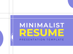 Minimalist Resume PPT Slide 1