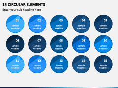 15 Circular Elements PPT Slide 1