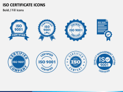 ISO Certificate Icons PowerPoint Slide 2