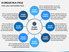 8 Circles in a Cycle PPT Slide 1
